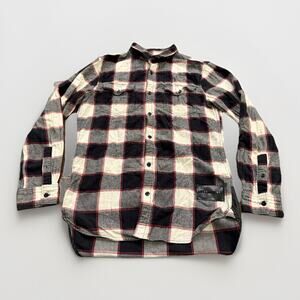 Been Trill Mens #BeenTrill# Button Up Long Sleeve Flannel Shirt Size M MEDIUM